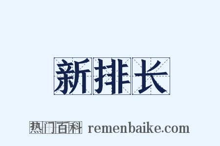 新排长是什么意思的图片
